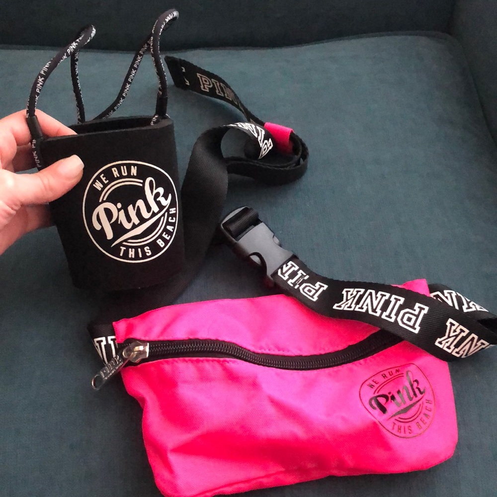 VS Pink Cozy and Fanny Pack